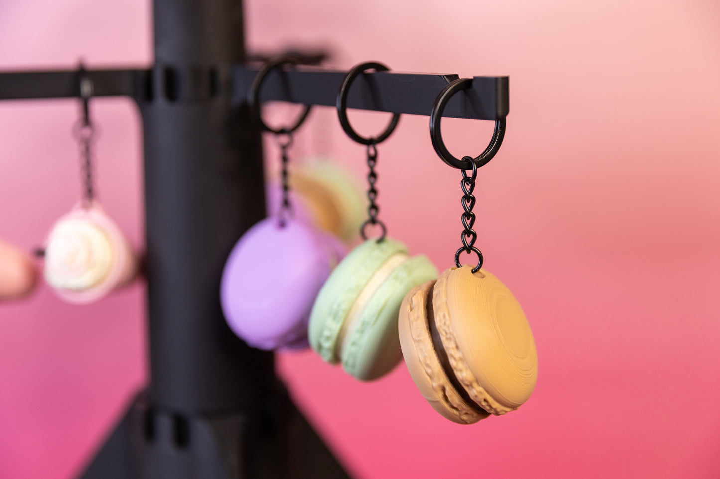 Macaroon Clicker Keyring
