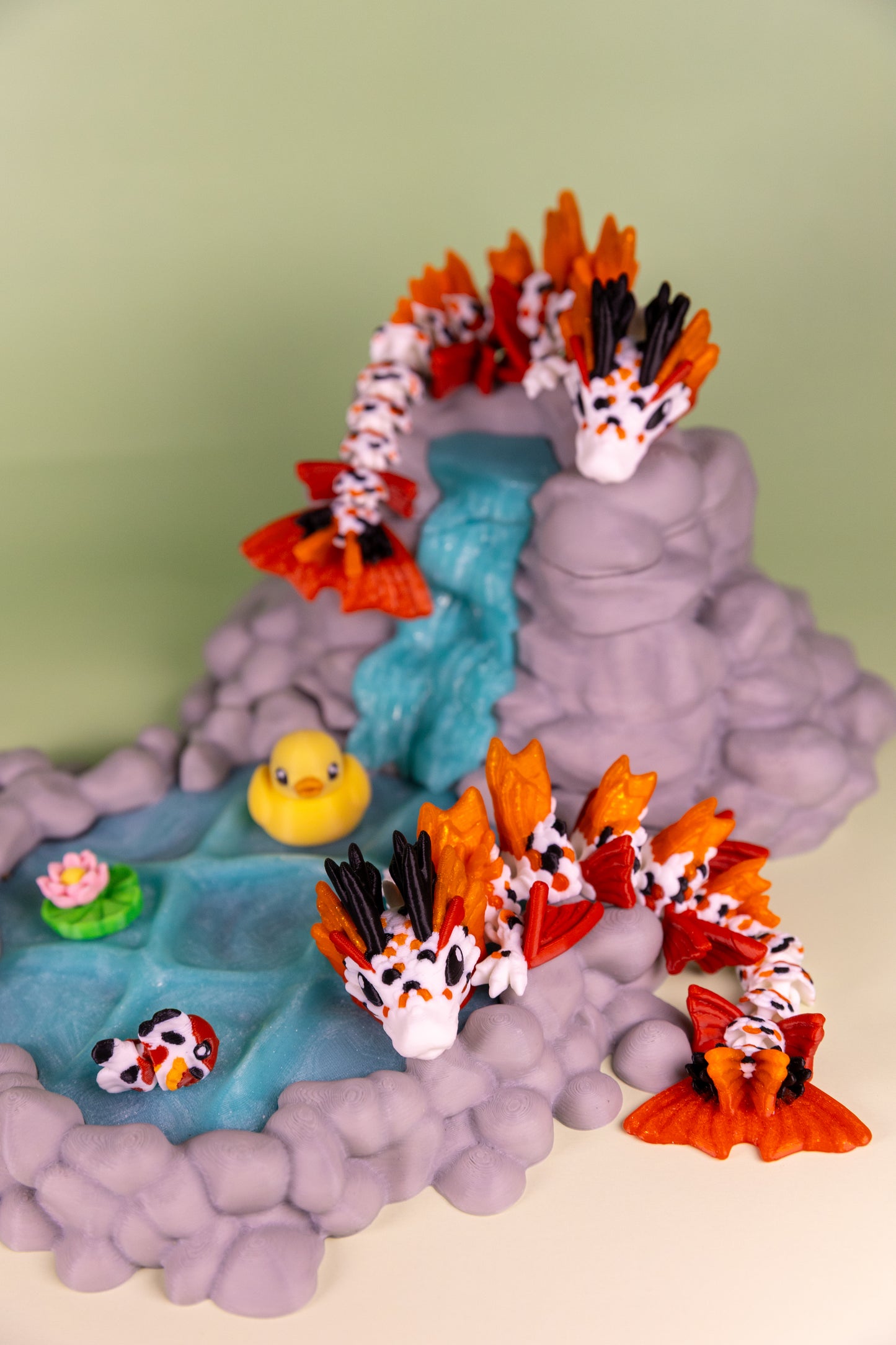 Koi Fish Dragon