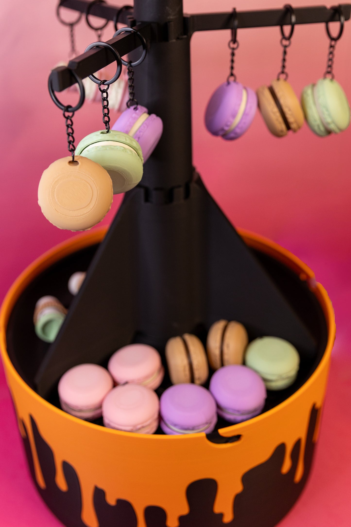 Macaroon Clicker Keyring